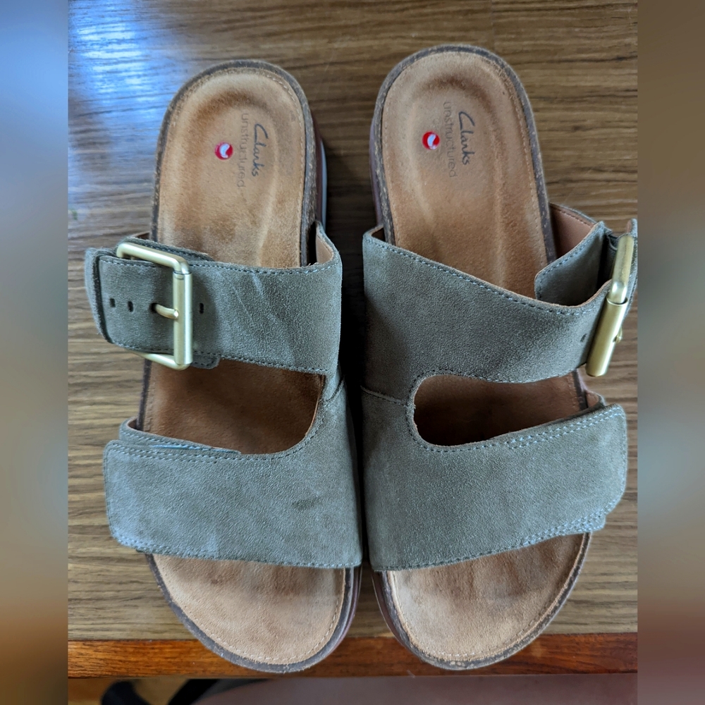 clark sandals with strap